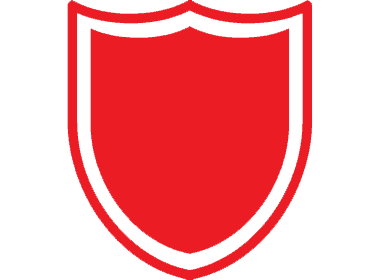 Red shield icon.