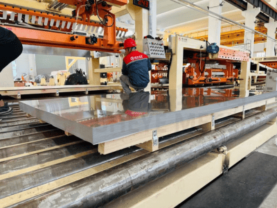Der Arbeiter arbeitet