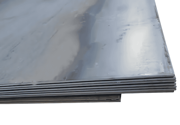 Steel plates labeled S355, known for their high tensile strength and durability.