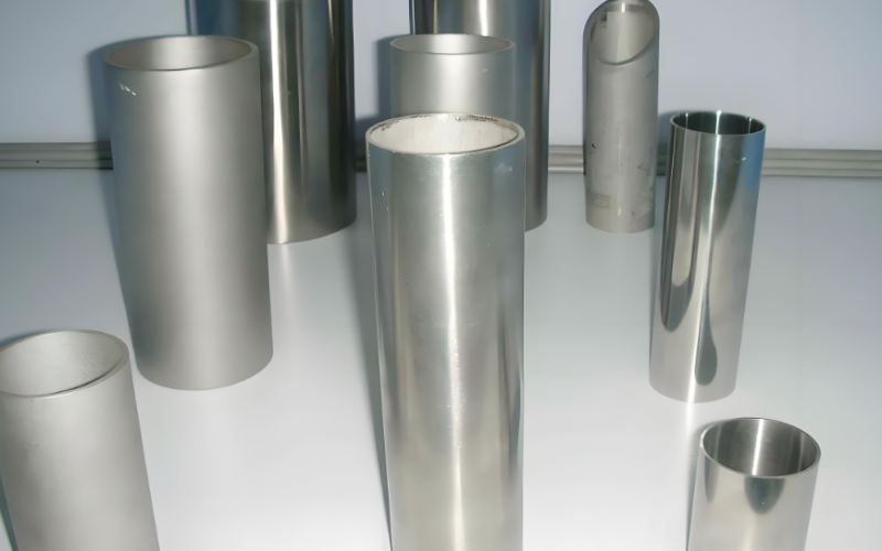 There are different shapes of 18/10 stainless steel pipelines.