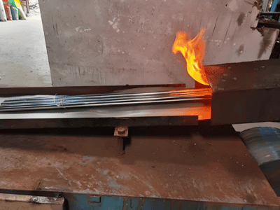 pipe tubing product heat treatment