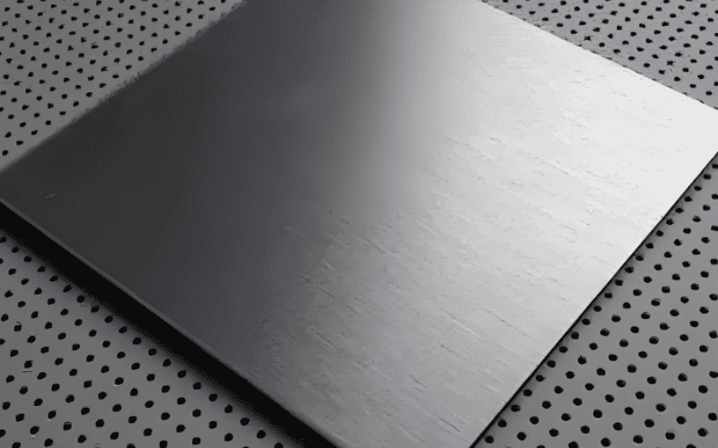 There is a 301 stainless steel plate.