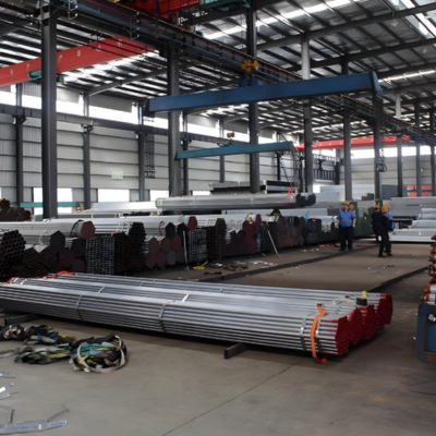 Stainless steel pipe product warehouse