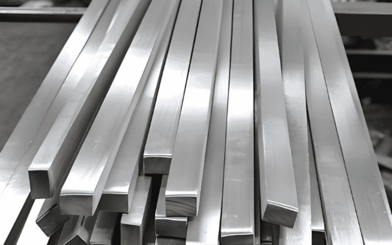 There are some 431 stainless steel square bars.