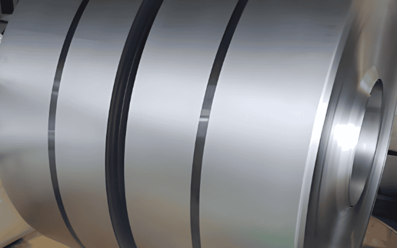 There is a 434 stainless steel coil.