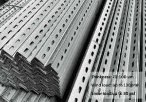 حامل الخلايا الكهروضوئية المصنوع من الفولاذ المجلفن