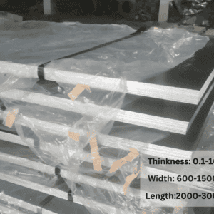 Thép mạ kẽm không có lớp phủ