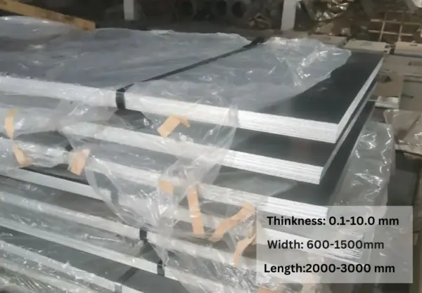 Thép mạ kẽm không có lớp phủ