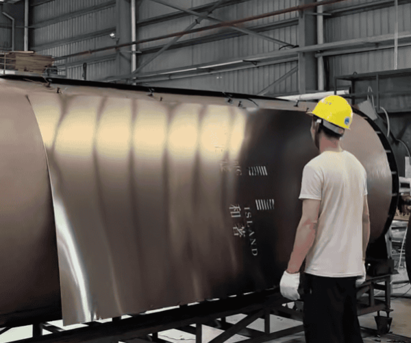 etched steel plate