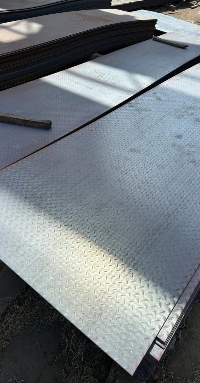 structural steel checkered plates