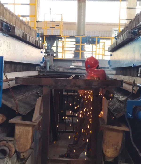 welding steel support structure